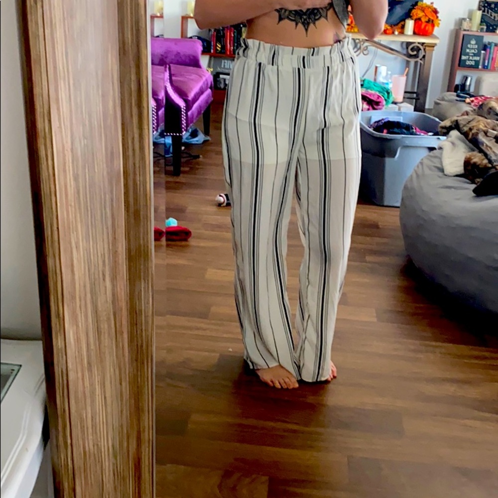 Beach day stripe pants